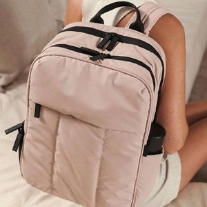 Calpak Luka laptop backpack rose quartz